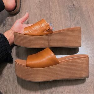 Steve Madden Wooden Platforms